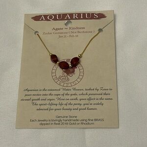 Lauren Spencer Aquarius Necklace Gold